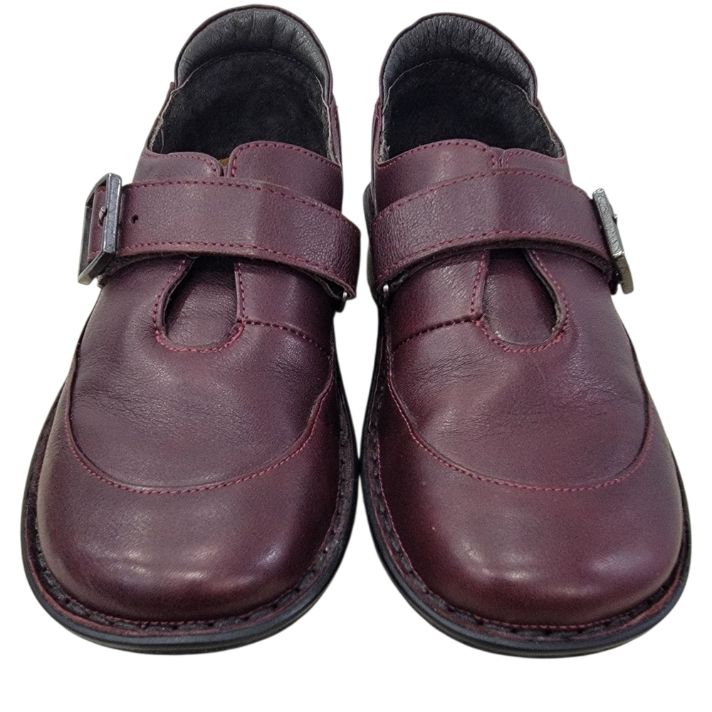 Naot Tane Leather Shoes Slip On Buckle Detail Comfort Loafer Women’s 7.5-8 - Picture 3 of 16